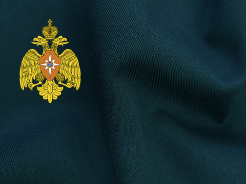 Полушерстяная костюмная ткань МЧС